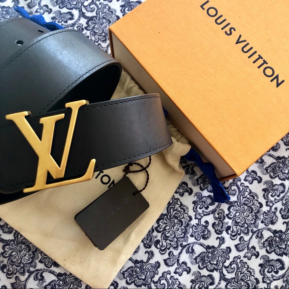 LV INITIALES 40MM MONTAIGNE BELT-WORN ONCE